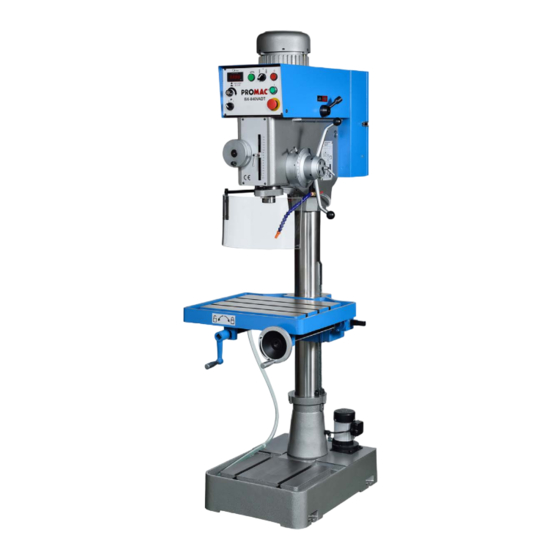 Promac BX-840VADT Handbücher