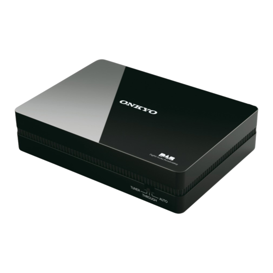 Onkyo UP-DT1 Handbücher