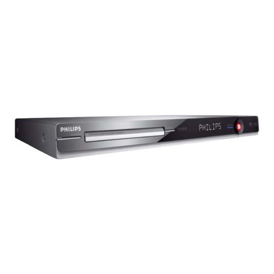 Philips DVDR3570H Handbücher