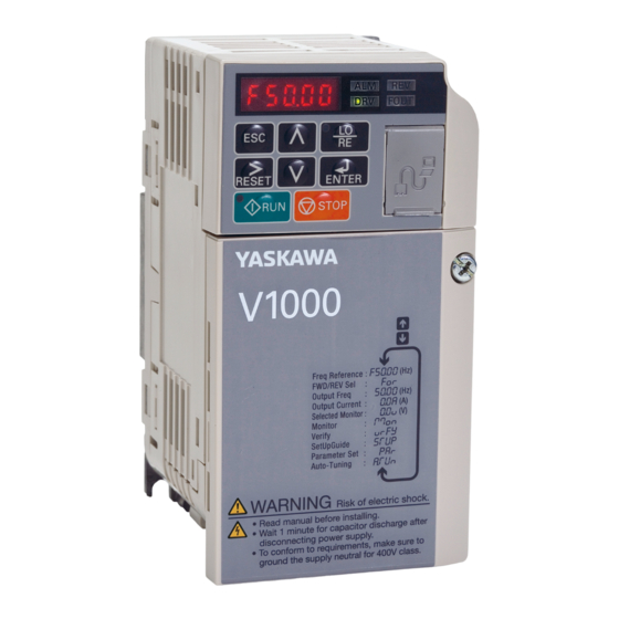 YASKAWA V1 Handbücher