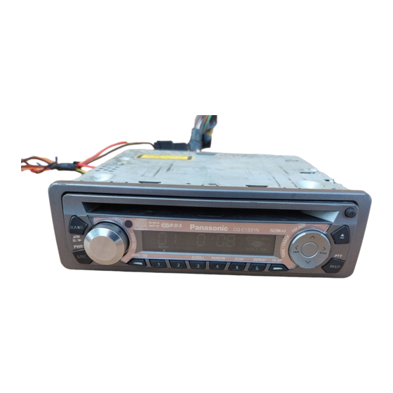 Panasonic CQ-C1321NW Handbücher