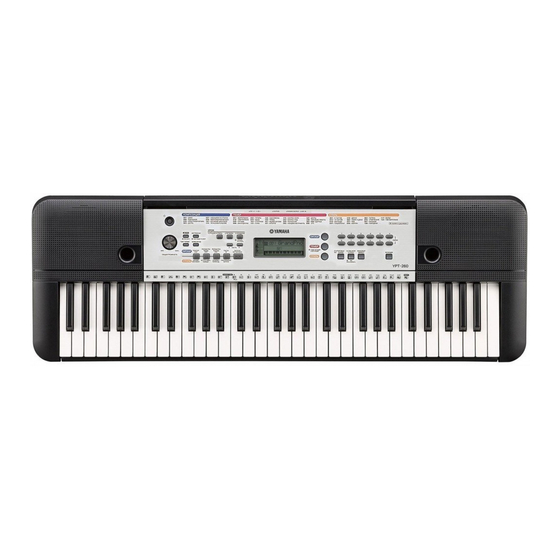 YAMAHA YPT-260 Handbücher