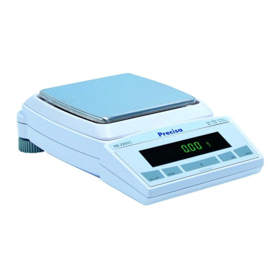 Precisa Serie XB Handbücher