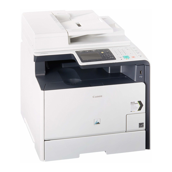 Canon MF8580Cdw Handbücher