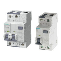 Siemens 5SU1 Betriebsanleitung