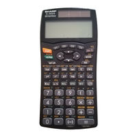 Sharp EL-W531 Bedienungsanleitung