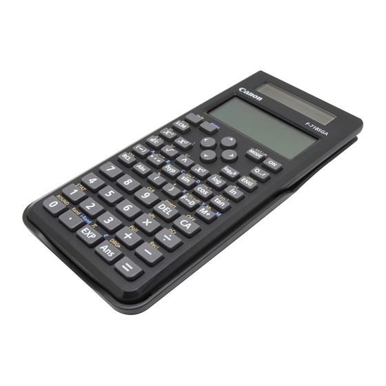 Canon F-718SGA Handbücher
