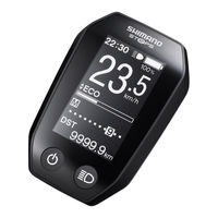 Shimano STEPS SC-E6010 Gebrauchsanweisung