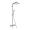 Badausstattung und Badeinrichtung Hansgrohe Crometta E 240 1jet  Showerpipe EcoSmart 2726800 Gebrauchsanleitung, Montageanleitung