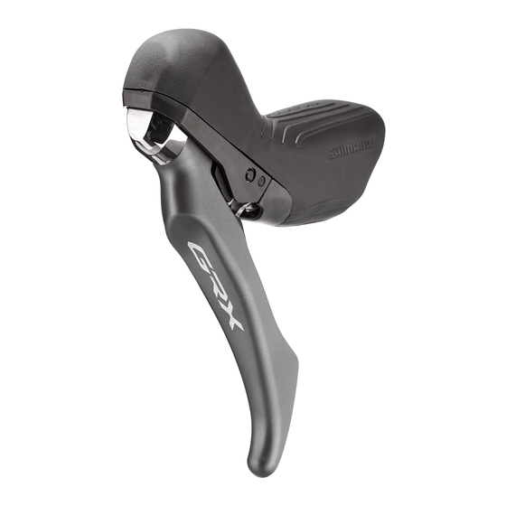 Shimano GRX ST-RX810 Handbücher