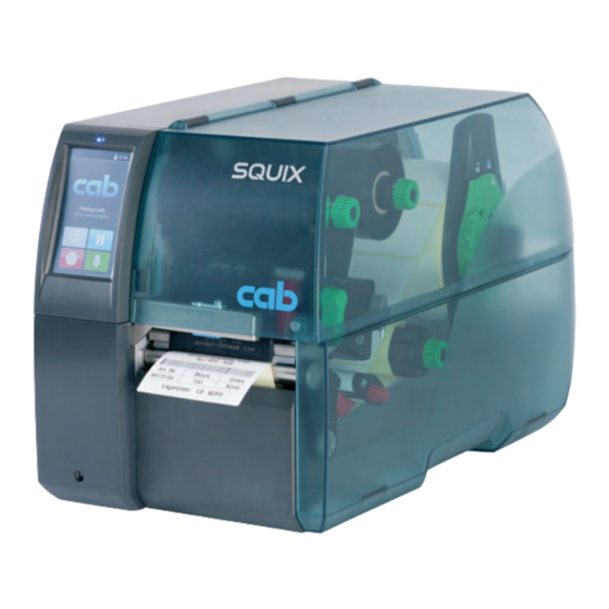 CAB SQUIX 4 Handbücher