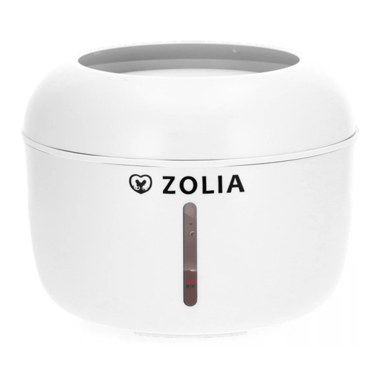 Zolia Zen Falls Handbücher
