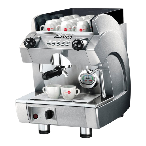 Gaggia ONE series Handbücher