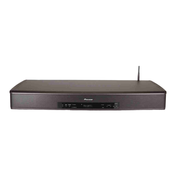 Pioneer SBX-B70D Handbücher
