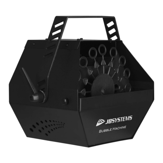 JB Systems Bubble Machine Handbücher