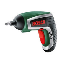 Bosch IXO Bedienungsanleitung