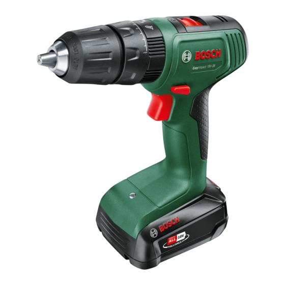 Bosch EasyDrill 18V-38 Handbücher