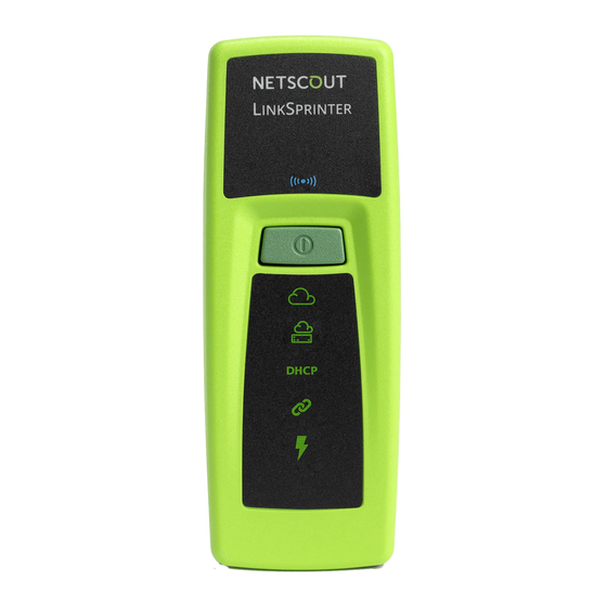 NETSCOUT LinkSprinter Handbücher