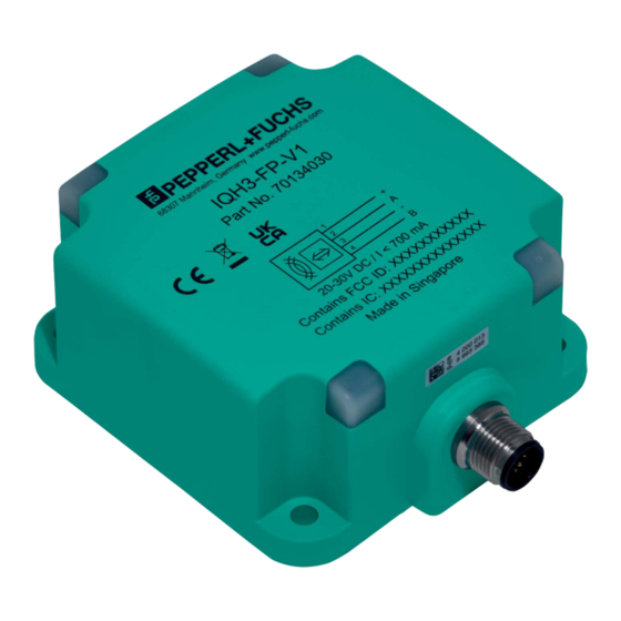 Pepperl+Fuchs IQH3-FP-V1 Handbücher