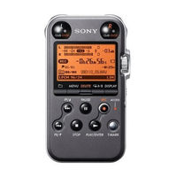 Sony PCM-M10 Bedienungsanleitung
