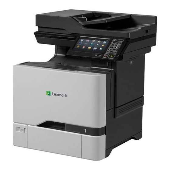 Lexmark CX725 Series Handbücher