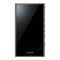 Sony NW-A105 Hilfe