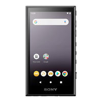 Sony NW-A105 Bedienungsanleitung