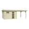 Gartenlauben & Überdachungen Palmako FRC28-6132 Montageanleitung