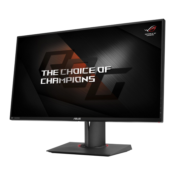 Asus PG278QR Handbücher
