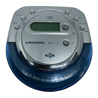 Grundig Mystixx CDP 9100 SPCD Handbücher