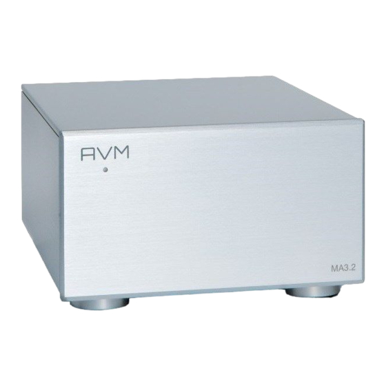 AVM EVOLUTION MA3.2 Handbücher