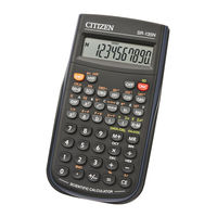 Citizen SR-135N Anweisungshandbuch
