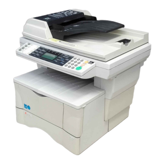 Utax CD 1018 Handbücher