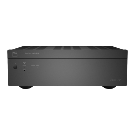 NAD C 272 Handbücher