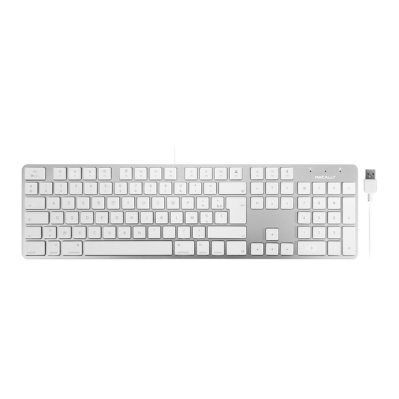 Macally SLIMKEYPRO/A Handbücher
