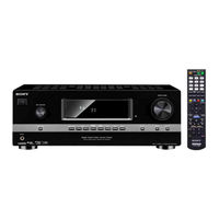 Sony Multi Channel AV Benutzerhandbuch