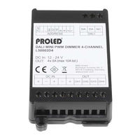 Proled PROLED DALI MINI PWM DIMMER 4-KANAL Montageanleitung