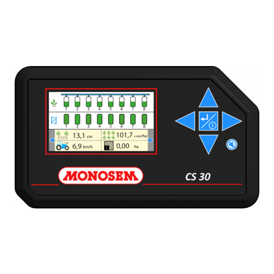 Monosem CS 30 Handbücher