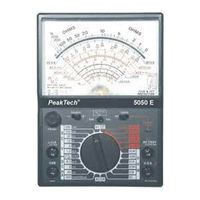 Peaktech 5050E Bedienungsanleitung