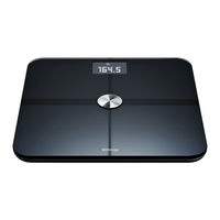 Withings SMART BODY ANALYZER WS-50 - iOS Bedienungsanleitung