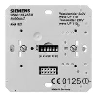 Siemens wave UP 110 Technische Produkt-Informationen