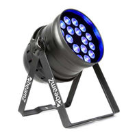 Beamz BPP100 PAR64 18x6W Quad RGBW DMX Gebrauchsanleitung