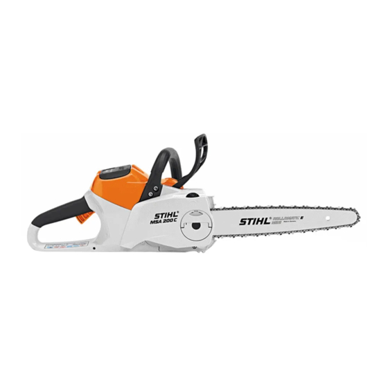 Stihl MSA 200 C Handbücher