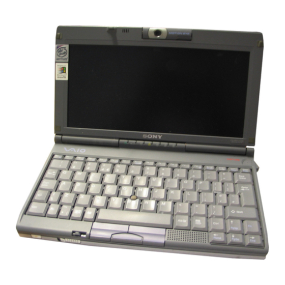 Sony PCG-C1XD Handbücher