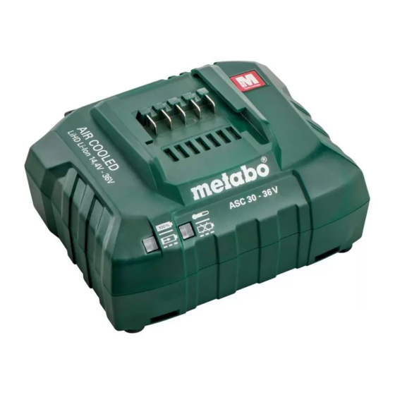 Metabo ASC 30-36 Handbücher