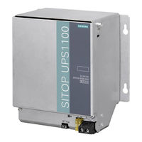 Siemens SITOP UPS1100 Gerätehandbuch
