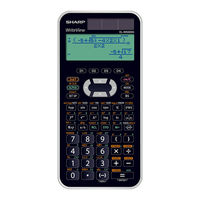 Sharp EL-W550XG Bedienungsanleitung