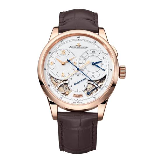 Jaeger-leCoultre 380 Handbücher