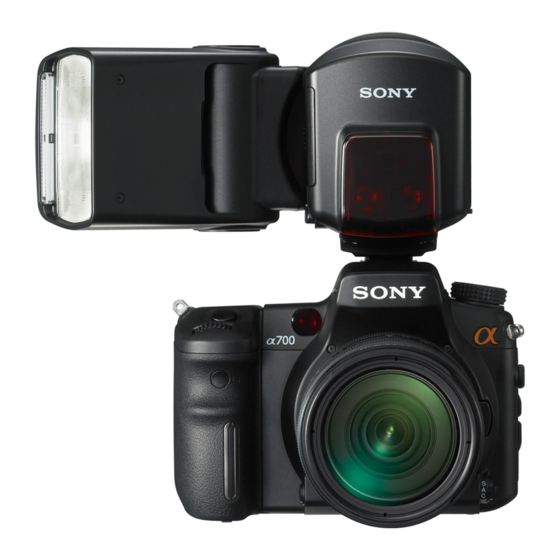 Sony HVL-F58AM Handbücher
