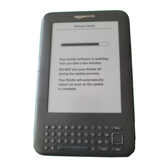 Amazon Kindle D000901 Handbücher